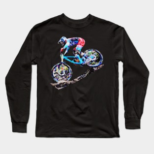 mtb downhill Long Sleeve T-Shirt